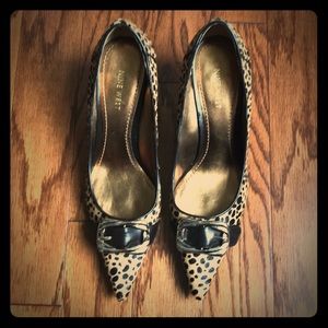 Nine West Leopard print heels